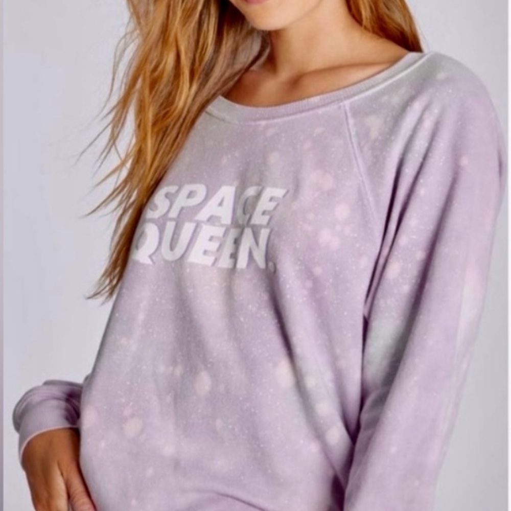 Wildfox Lavender Space Queen Sweatshirt